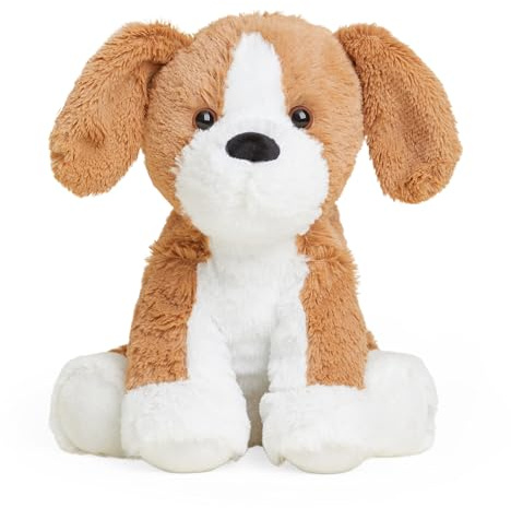 Warmies Plush Beagle, Microwavable Heat Pad, Heatable Weighted Plushie, Lightly Scented with French Lavender - Large