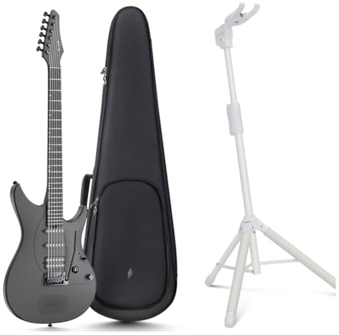 Enya Inspire 39 Smart E-Gitarre&verstellbarer Gitarrenständer