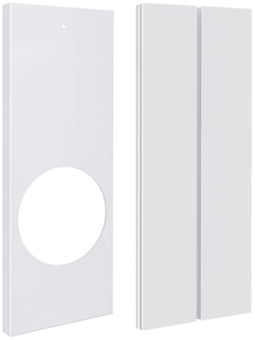 Pannello Di Tenuta Universale per Finestra, Kit Di Guarnizioni per Finestre in Pvc Regolabili per Condizionatori D' Portatili, Pezzi Di Ricambio per Tubi Di Scarico， Facile da Installare e Regolare