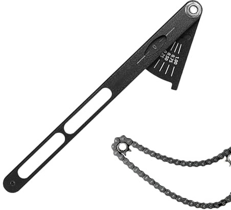 Chain Checker,Bike Chain Measuring Tool | Accurate Measurement Test Gauge Portable for Road Mountain Bicycle Motorcycle Maintenance