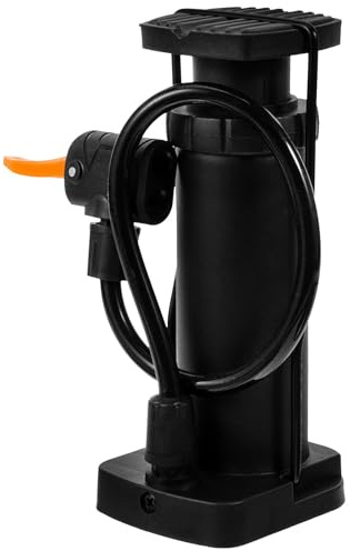 Fußpumpe Hochdruck Kleiner Tragbar für Fahrrad und Reifen, Schwarz Zufällige Farbe