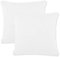 CelinaTex BeNature Kissenbezug Doppelpack 50 x 50 cm weißBezug Jersey-Baumwolle Kissenbezug