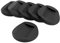 Lot de 6 patins antidérapants pour meubles - Noir