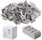 Katara 120 Briques de Construction 4x2, Compatible avec Tous Les Autres Fabricants, Disponible en Plusieurs Couleurs – Gris Clair