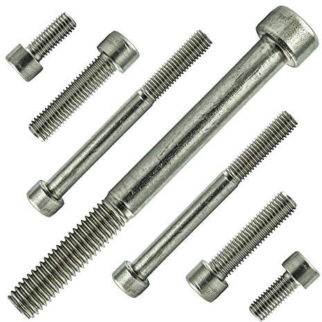 AGBERG Lot de 10 vis à tête cylindrique M10 x 120 mm, avec six pans creux et filetage complet, en acier inoxydable A2 V2A, inoxydables, DIN 912 (ISO 4762)