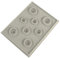 Flocked Beading Bead Board Bracelet Design Tray Jewellery Making DIY Craft Tool Gray Adorable Quality and Practical