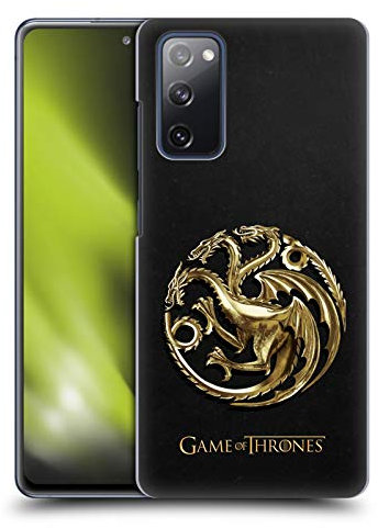Head Case Designs Offizielle HBO Game of Thrones Gold Targaryen Embossed Sigils Harte Rueckseiten Handyhülle Hülle Huelle kompatibel mit Samsung Galaxy S20 FE / 5G