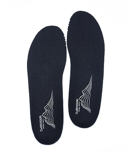 LOWA Fussbett Mountain Men Schwarz - Komfortable Herren Einlegesohle, Größe EU 43.5 - Farbe Black