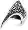 Osmanischer Ring Männer Einzigartiger Ring Punk-Rüstung Lange Vintage Wikinger Keltische Ringe Männlich Rock Hip-Hop Lokomotive Schmuck Geschenk