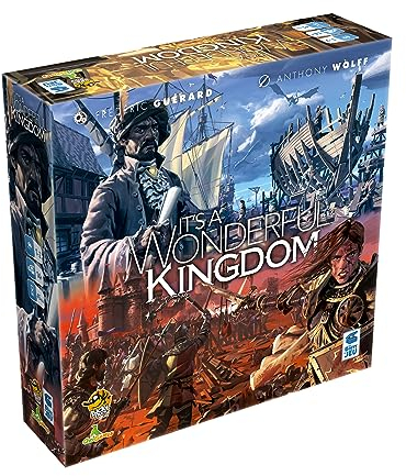 It's A Wonderful Kingdom Brettspiel – Strategisches Königreichsbau- und Ressourcenmanagementspiel, Fantasy-Spiel, ab 14 Jahren, 1–2 Spieler, 45–60 Minuten Spielzeit, hergestellt von Lucky Duck Games
