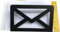Brief- und Umschlag-Organizer für Tisch, 100 % Metall, Schwarz