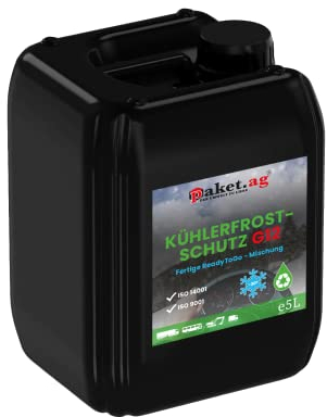 Paket AG Frostschutz Kühlerfrostschutz bis -30°. (Rot G12) 5 Liter