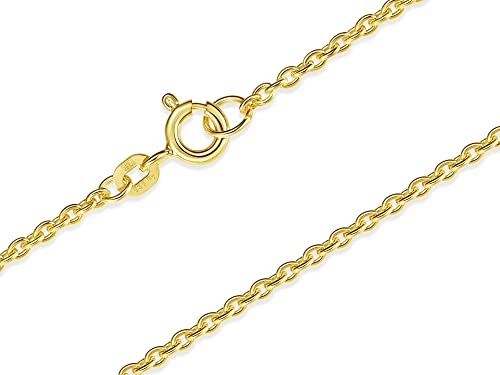 Massive Erbskette Breite 1,8mm | aus echt 585 Gold | hochglanzpolierte Goldkette | Echtgold mit Federringverschluß