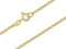 Massive Erbskette Breite 1,8mm | aus echt 585 Gold | hochglanzpolierte Goldkette | Echtgold mit Federringverschluß