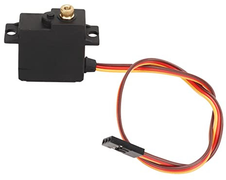 RiToEasysports Servo RC, Servo RC haute précision 25T 17g Servo à engrenages en métal pour 1/16 1/18 RC Voitures Bateaux Robots