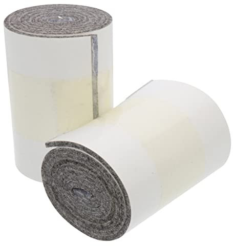 TEHAUX 2rollen Selbstklebende Filzstreifen Möbelgleiter Bodenschutz Filz Für Harte Böden Stuhlbein Polster Möbel Filzklebestreifen