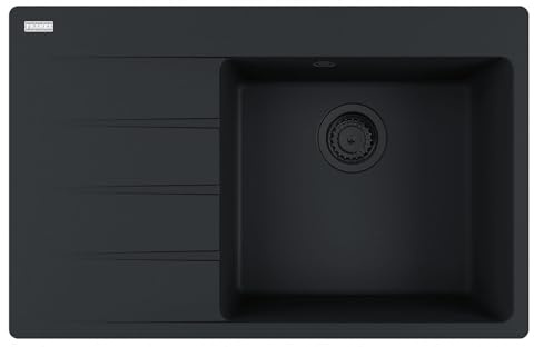 Franke Centro CNG 611-78A Black Matt Collection - 114.0658.593 Granitspüle