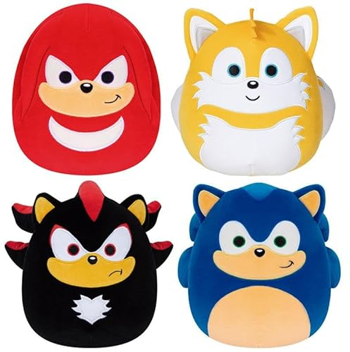 Jazwares Squishmallows Sonic The Igel Plüschspielzeug, 25 cm