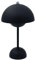 LUXUS - Tischlampe Touch Deluxe - Josephine - Schwarz - H30 x Ø16 - Terrassenlampe - Schreibtischlampe - LED - Wiederaufladbar - Dimmbar - Kabellos - Batteriebetrieben - Tischlampe für innen und außen