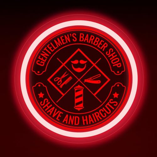 Letrero de neón personalizado para peluquería, letrero de luz LED para tienda