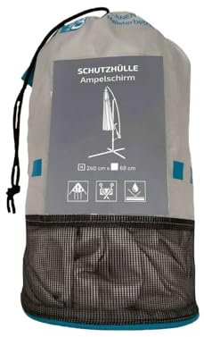 Plane B Schutzhülle Ampelschirm | Abdeckhaube Gartenmöbel Ampelschirm | wasserdichte Schutzhülle für Ampelschirm | Schutzhaube Ampelschirm