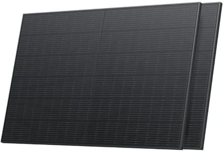 ECOFLOW Monokristallines Solarpanel 30x400W, Starres Solarpanel combo, Photovoltaikmodul ideal für Balkonkraftwerk, Wohnmobil, Gartenhäuse, Boot, ohne Solarpanelkabel