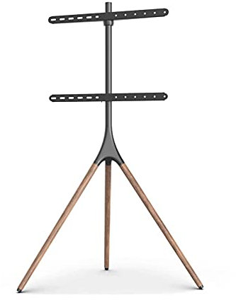 TV Stand Floor TV Stand Mount Screen 360°rotating Mobile TV Stand 3 Beech Feet Universal Swivel TV Stand for 43-65inch TVs,Hold Up to 70lbs Monitor Desk Mount (Size : L)