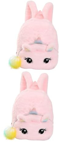 GALPADA 2 Stücke Nette Mädchen Rucksack Schulranzen Für Kinder Lagerung Tasche Cartoon Campus Tasche