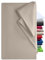 npluseins Bettlaken 150x250cm – Leintuch ohne Gummizug – Tuch ist ideal für Terrasse Reisen Camping und Tischtuch - Wohnmobil Laken - Betttuch ohne Gummizug – 100% Baumwolle, ca. 150 x 250 cm, beige