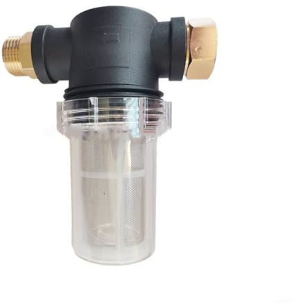 Hose Sediment Filter, 40/100Mesh 80PSI 3/4inch Hose Connector Garden Hose Strainer Attachment For Pressure Washer Accessory(100 mesh)