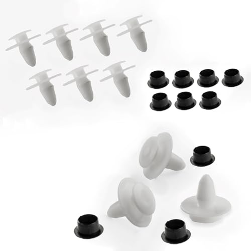 LST 10x Seitenleisten Schweller Clips Zierleisten Kompatibel mit VW Golf II Passat B3