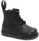 Grunland Nill PP0193 Nero Nero Bambina Scarponcino Anfibio Lacci Zip 24