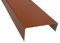 1 m U - Winkel Profil Winkel Abdeckprofil U Leiste Ublech Abdeckung Kantblech (Alu rot RAL 8004, A=50 B=100 C=50 mm)