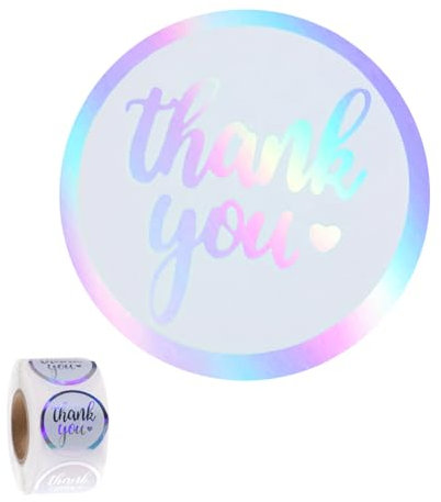 500 Stück Danke Aufkleber Aufkleber Dankeschön Rund Vielen Danke Etiketten Etikettenaufkleber 2.5cm Selbstklebend in Rolle Thank You Sticker Danke Hochzeitssticker für Backen Geschenktüten Umschlag