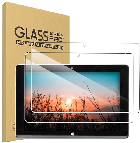 carinacoco 2 Pack Screen Protector for Fusion 5 10 inch, 9H Toughness Premium Shatterproof Scratch-Resistant Anti-Fingerprint No-Bubble HD Ultra Clear Tempered Glass for Fusion 5