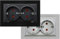 Cadre - cadre pour 3 modules, disponible en blanc, noir et gris. Dimensions : 228 x 85 mm. Idéal pour installations électriques