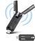 Clé WiFi 6 E Puissante AX5400 Mbps, Clé WiFi pour PC Tri-Bande 6GHz/5 GHz/2,4 GHz, Adaptateur USB WiFi, Dongle WiFi, MU-MIMO/USB3.0/WPA3 pour Windows 10/11