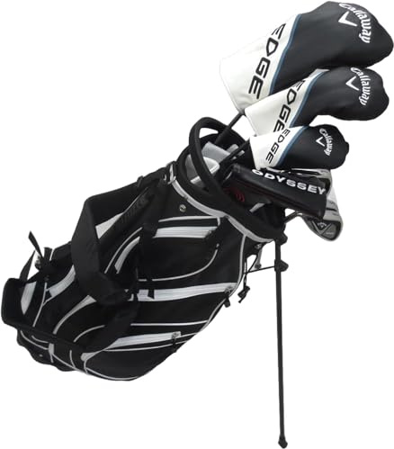 Callaway Mens Left Hand Golf Set Clubs Complete Regular Flex | Driver, Fairway Wood, Hybrid, Irons, Putter, Stand Bag
