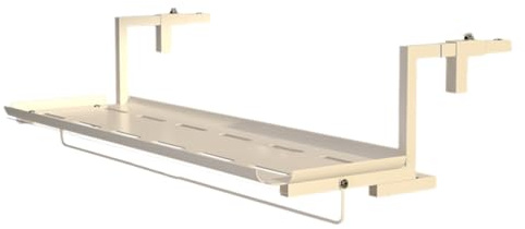 Stoolzfaid BalkongeläNder HäNgetisch,BalkonhäNgetisch,HäNgetisch Balkon Terrasse Metall,Balkontisch Zums EinhäNgen,HäNgender Balkontisch FüR Garten,Stabile TragfäHigkeit,FüR GeläNder