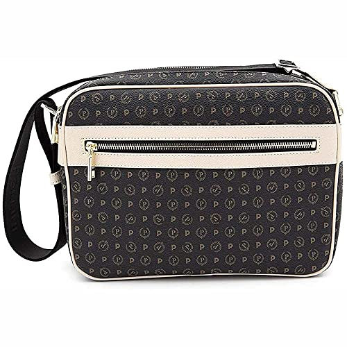 POLLINI BORSA HERITAGE TE8402PP02Q Nero NERO/AVORIO 1100C