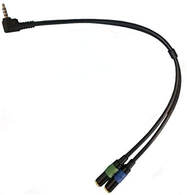 Headset Buddy Audio-Plus-Kopfhörer-Überwachung mit Line-Level-Eingang und eingebautem Dämpfungsglied für iPhone, Smartphones (Mic-Line Plus)