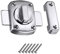 Rotate Bolt Latch, Gate Latches Bolt Bathroom Door Lock Bathroom Latch Stainless Steel Brushed Finish for Bathrooms, Bedrooms, Garden Fences, Various Doors