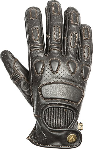 By-City Handschuhe Wirkungsgrad Vintage Cafe Racer Leder braun (XXL)