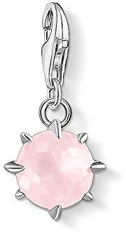 Thomas Sabo Women Charm Pendant Birth Stone Charm Club 925 Sterling Silver 1784-035-9