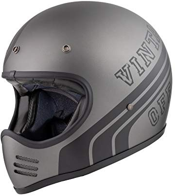 Premier HELM MX BTR 17 BM,GRAU SCHWARZ,XL