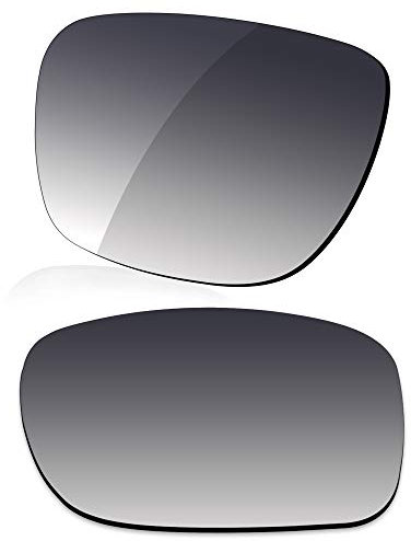 LenzReborn Polarized Lens Replacement for Oakley Holbrook OO9102 Sunglass - Gradient Grey - Polarized