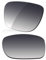LenzReborn Polarized Lens Replacement for Oakley Holbrook OO9102 Sunglass - Gradient Grey - Polarized