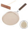 CHEFMADE Crepe Pan with Bamboo Spreader, 8-Inch Non-Stick Pancake Pan with Insulating Silicone Handle for Gas, Induction, Electric Cooker (Champagne Gold)