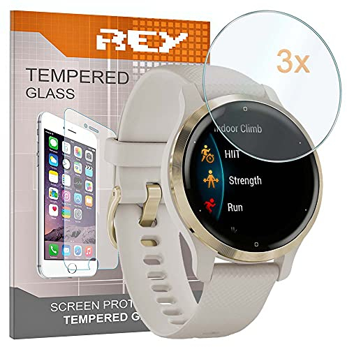 [Lot de 3] Verre Trempé pour Garmin Venu 2S 40mm, Protecteur d'écran qualité supérieure