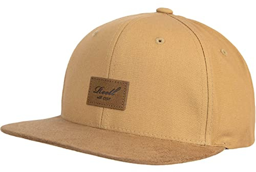 Reell Suede Snapback Cap (one Size, ocre Brown)